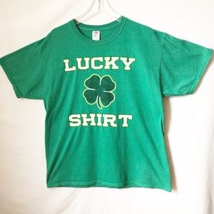 Green "Lucky Shirt" T-Shirt Men's Large
